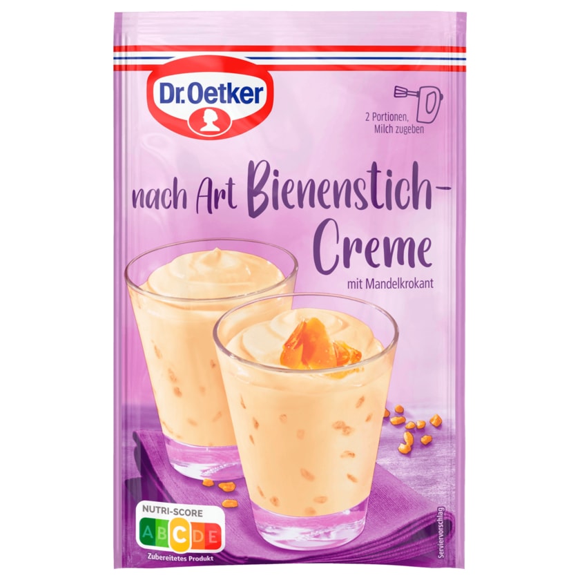 Dr. Oetker Bienenstich-Creme Dessert 58g